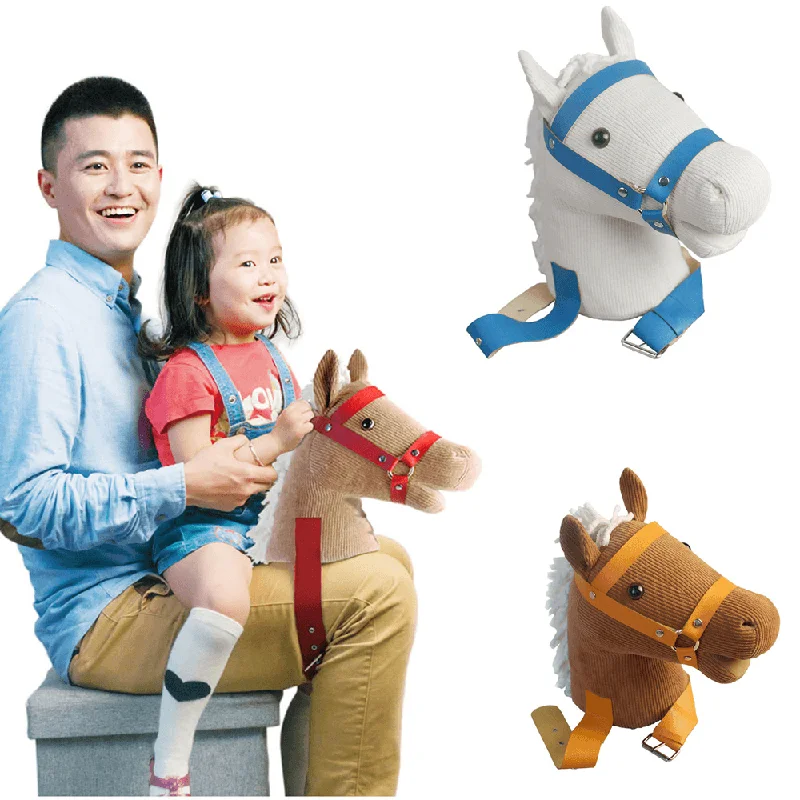 Mofun Happy Horse Parent-Child Interactive Riding Toys Emotional Companion Plush Toy for Children