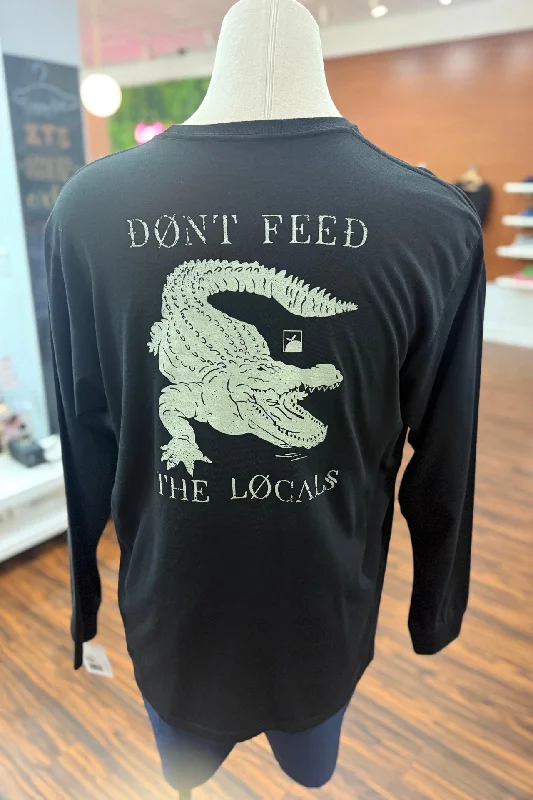 Long Sleeve Don't Feed the Locals Tee