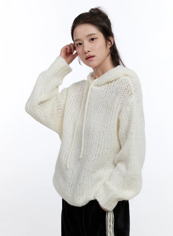 Loose Knit Oversized Hoodie ON418