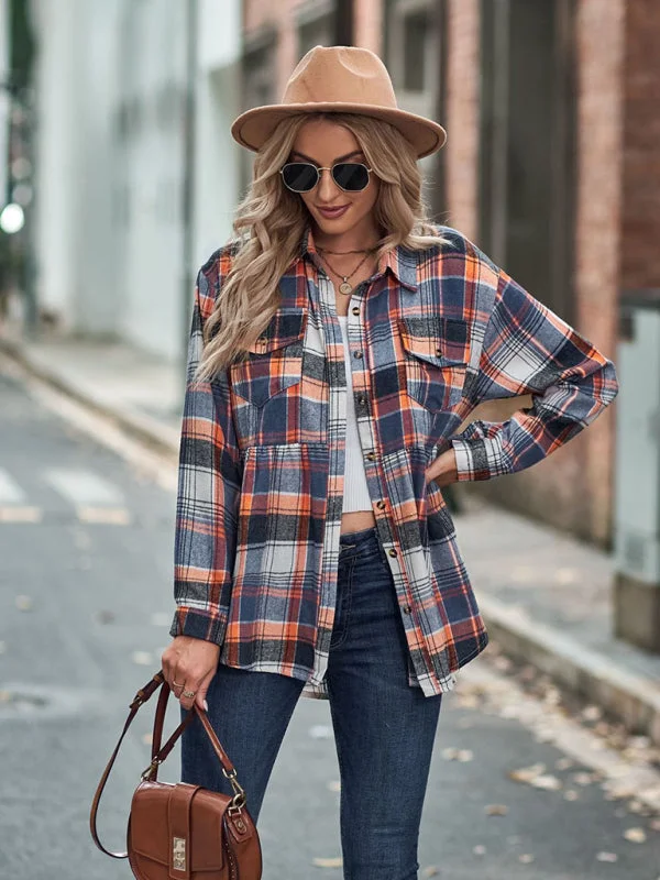 Brown plaid