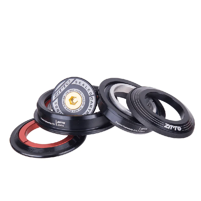 ZTTO 44Mm ZS44/28.6 ZS44/30 Hidden Built-In Perlin Bearing Bowl Set Mountain Bike Fork Bowl Set Bicycle Headset Bicycle Accessories