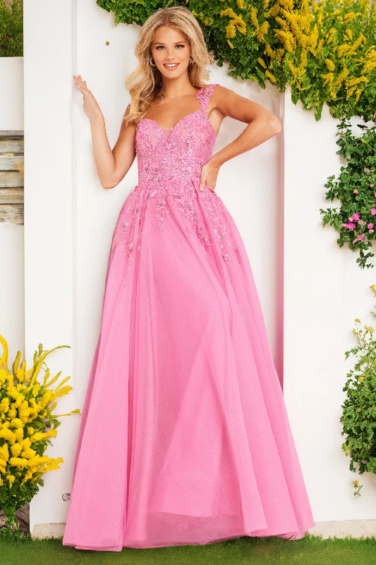 Jovani 25826 Long Formal A Line Beaded Prom Dress