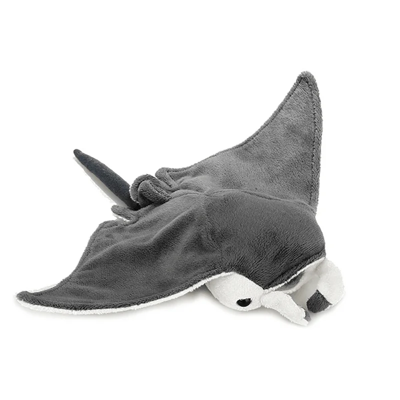 Cute Devil Fish Doll Double Snout Manta Ray Plush Toy Simulation Animal Plush Toy