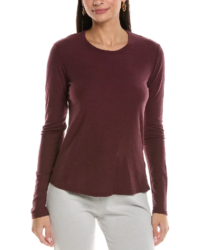 James Perse Crew Neck Long Sleeve T-Shirt