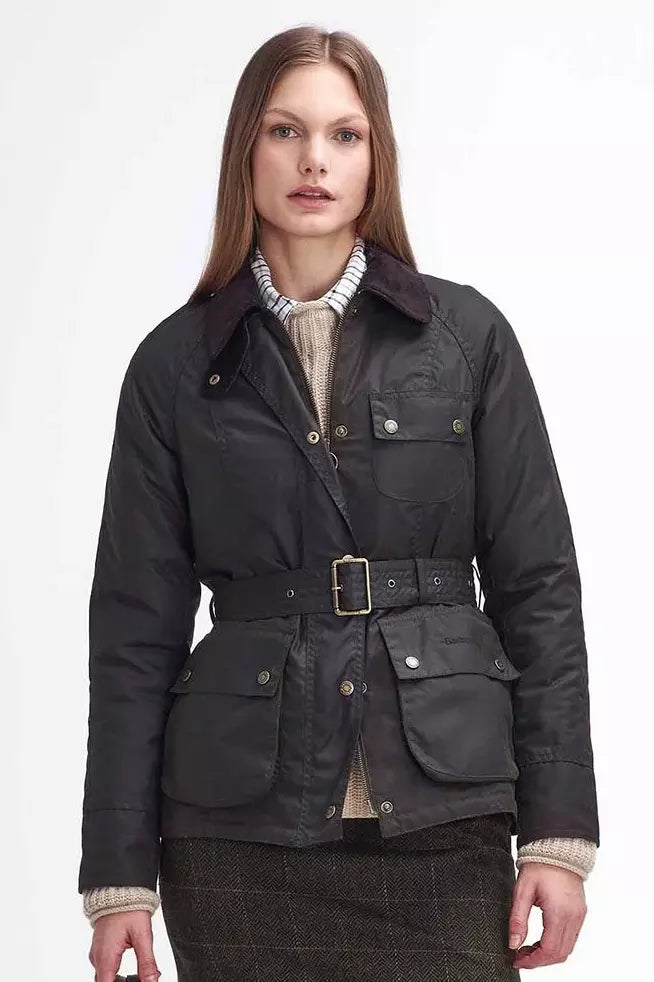 Barbour Classic Ladies Solway Zipper Wax Jacket LWX1407OL71