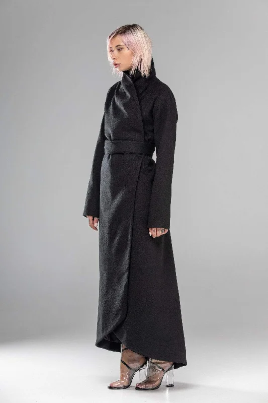 Winter Belted Maxi Coat