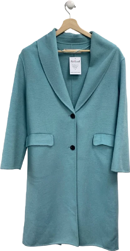 Zara Teal Coat UK XS