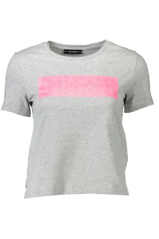 Guess Jeans Chic  Printed Crew Neck Tee for Women's Her