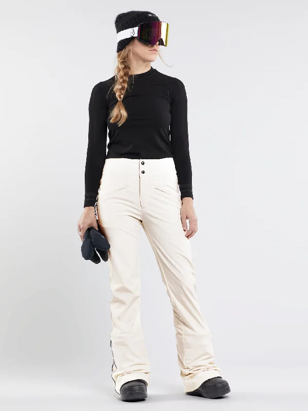 Womens Battle Stretch High Rise Pants - Moonbeam