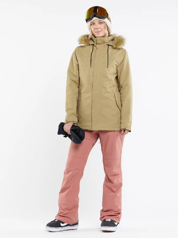 Womens Fawn Insulated Jacket - Dark Khaki