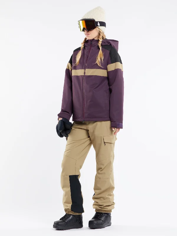 Womens Lindy Insulated Jacket - Blackberry