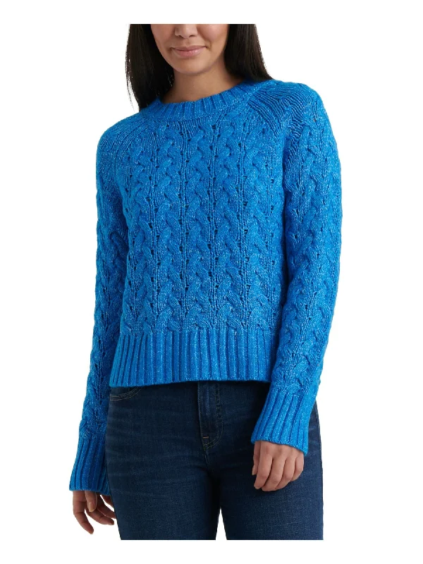 Lucky Brand Women's Long Sleeve Sweater Blue Size X-Small