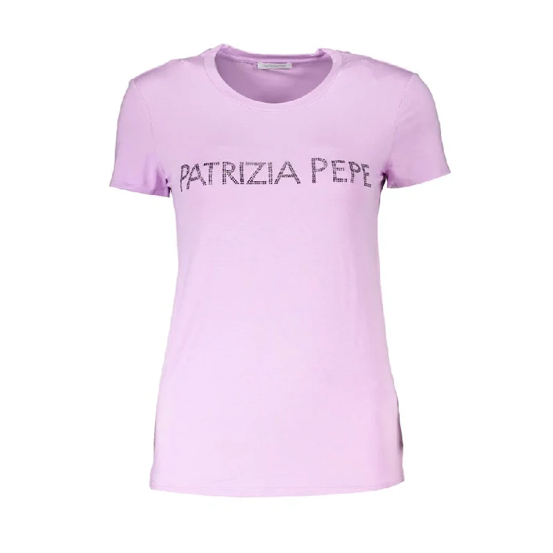 Patrizia Pepe  Rhinestone Crew Neck Women's Tee