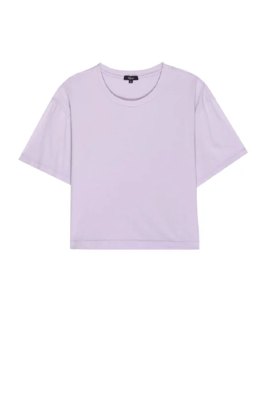 Women's Boxy Crew In Lavender