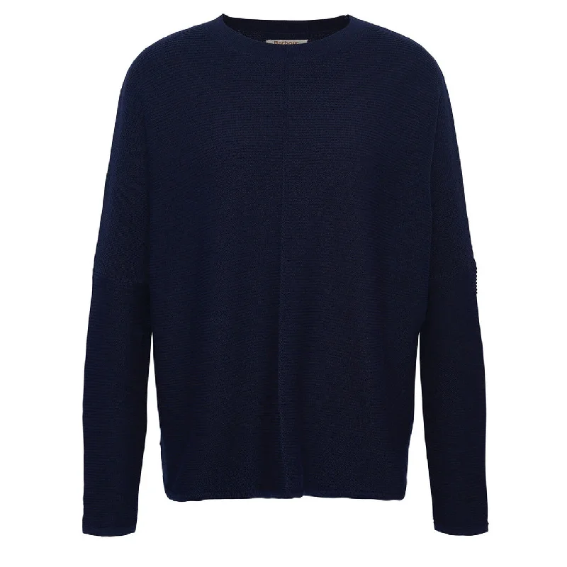 Barbour Womens Bickland Crew Neck Jumper Classic Navy