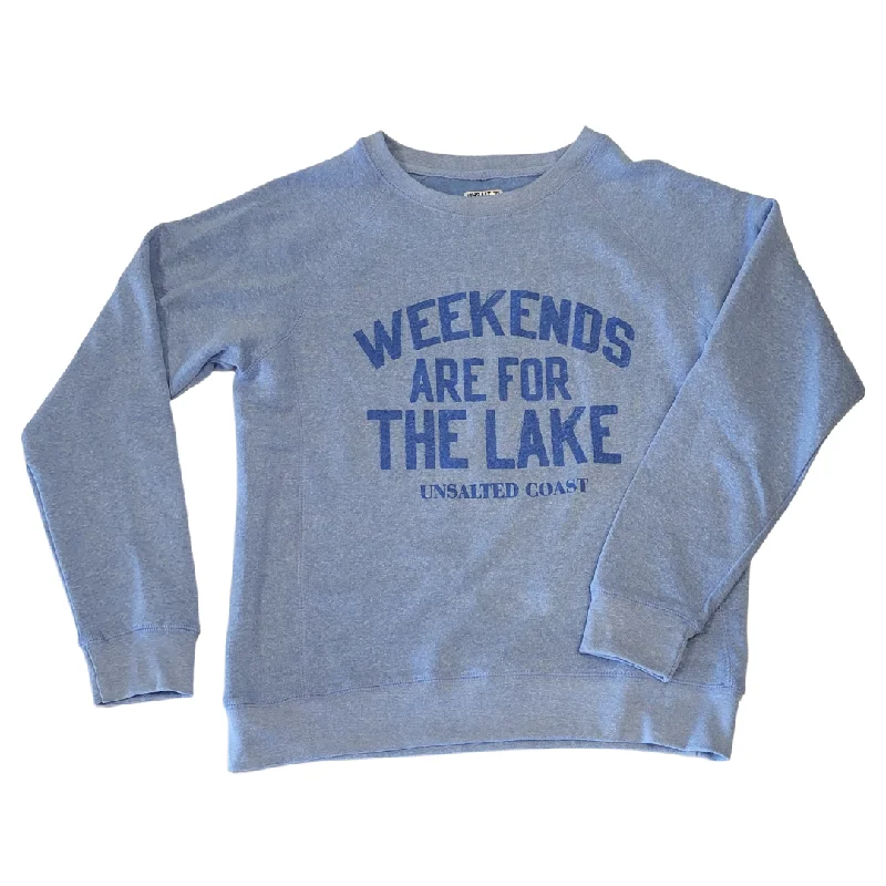 Weekends Pacific Blue Fleece Crew