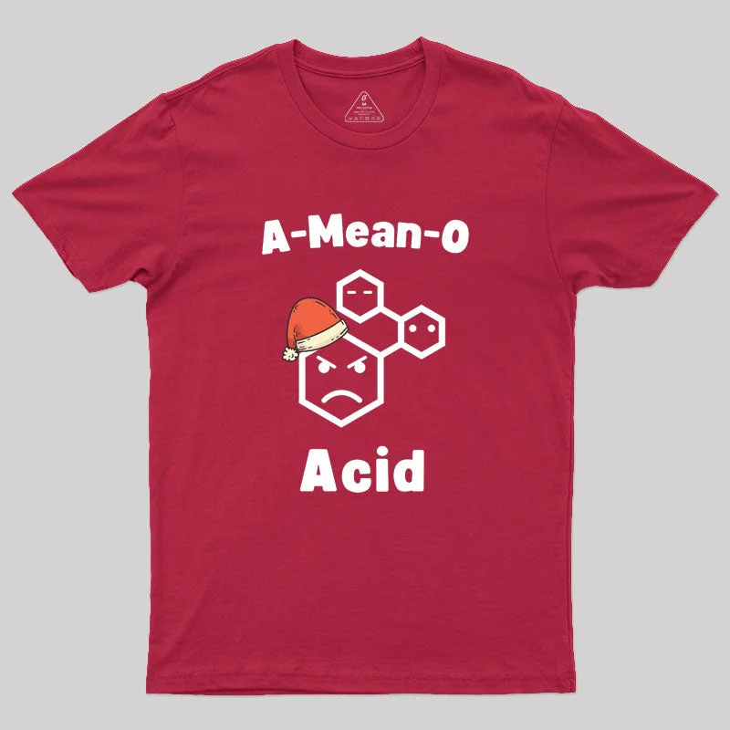 A-mean-o Acid Funny Chemistry Geek T-Shirt