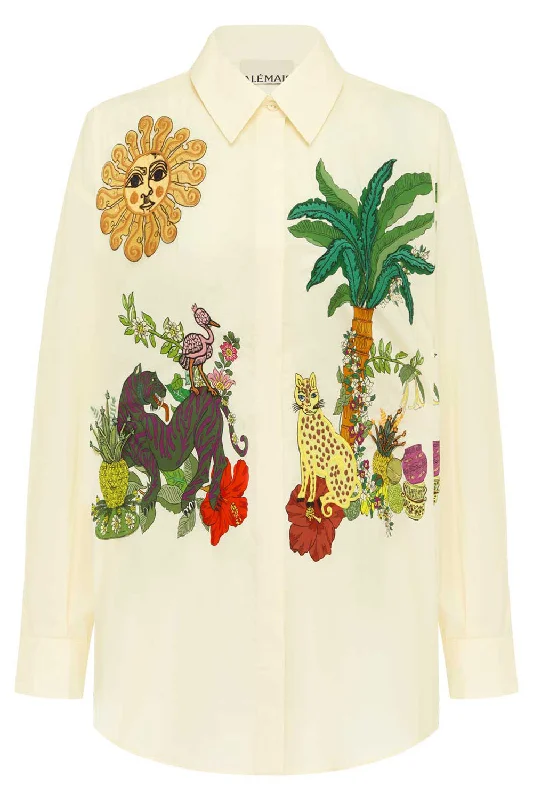 Tiger Embroidered Shirt