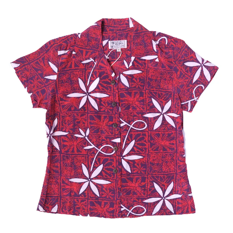 Blue Hawaii (Women's Shirt) - Red