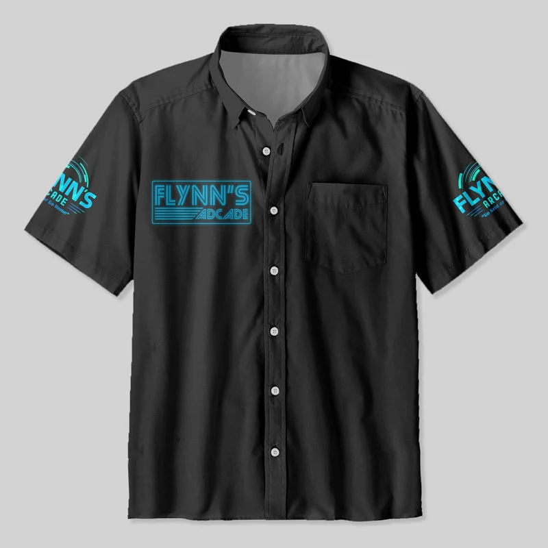 Flynn's Arcade Uniform Button Up Pocket Shirt