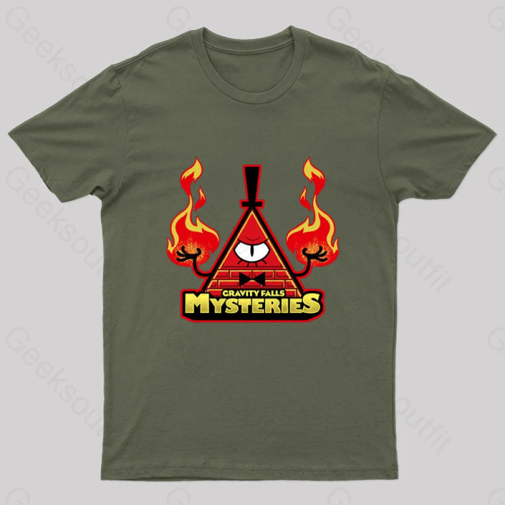 Gravity Falls Mysteries Geek T-Shirt