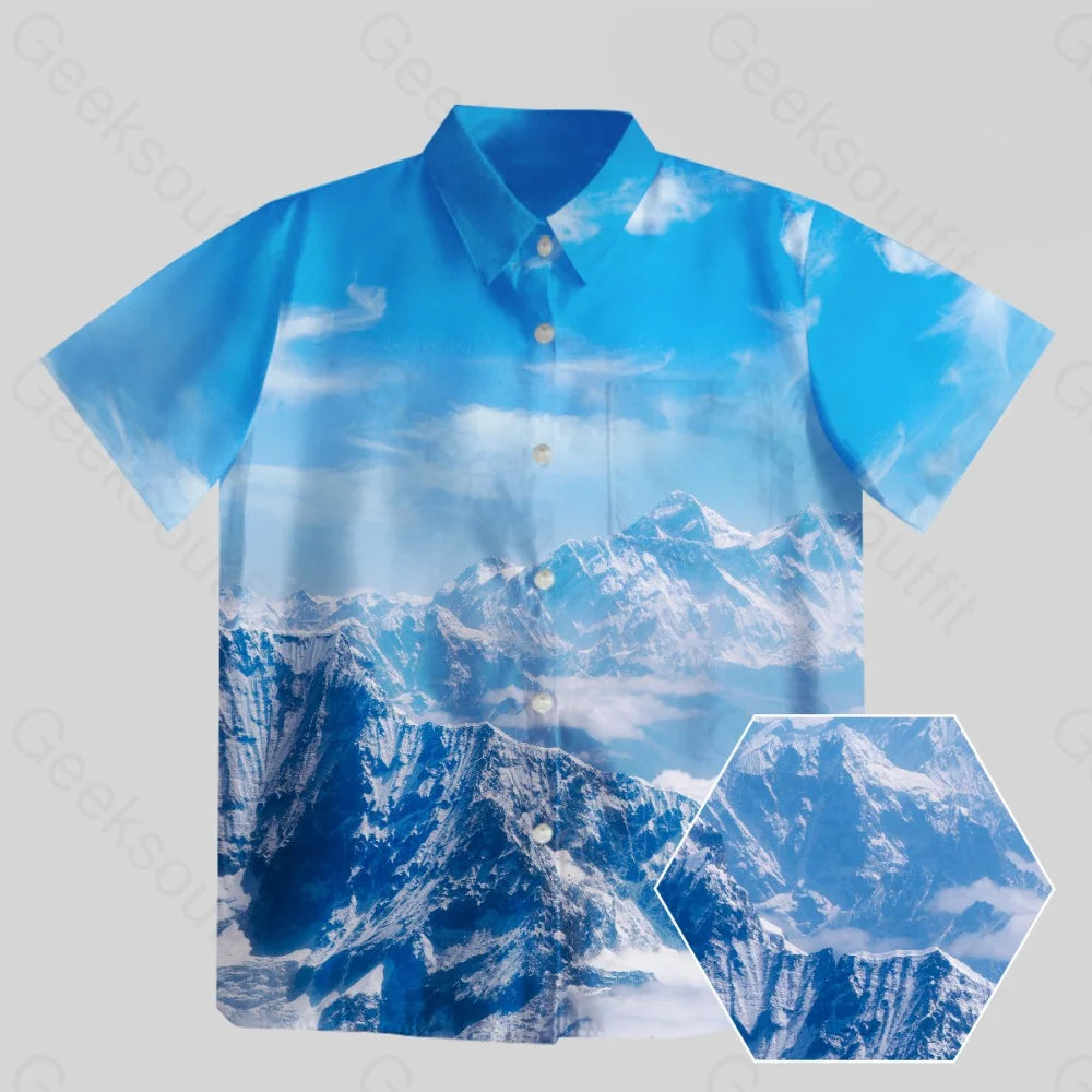 Mount Everest Button Up Pocket Shirt