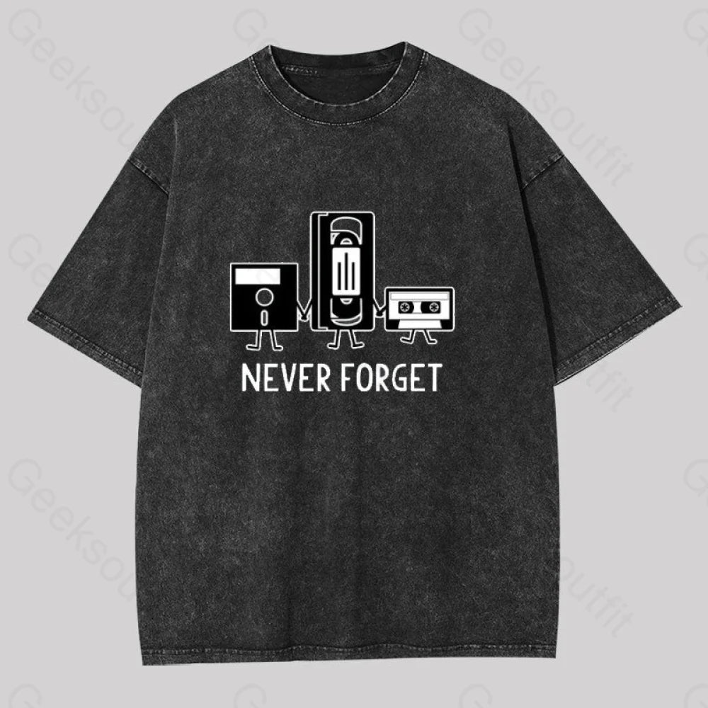 Never Forget Washed T-shirt