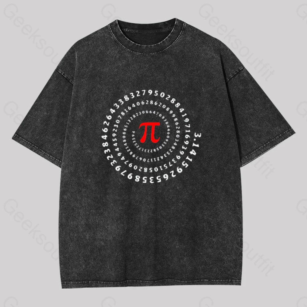 Pi Science Number Sequence Classic Washed T-Shirt