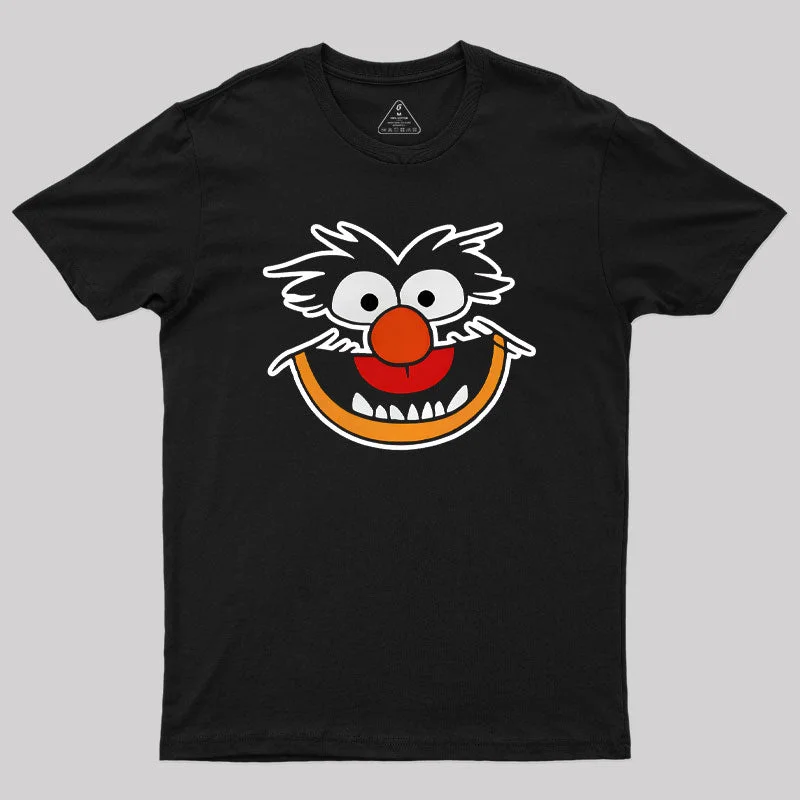 Retro Pop Culture Muppets Face Geek T-Shirt