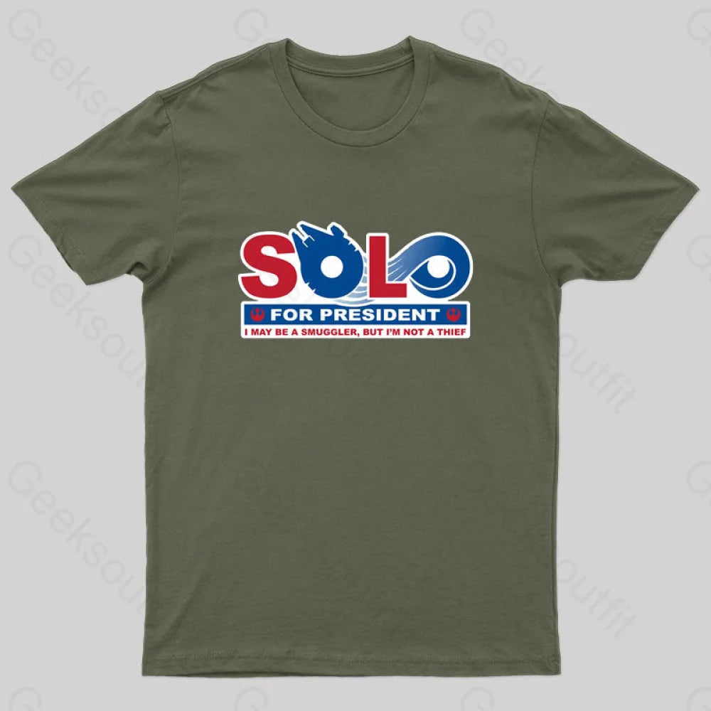 Solo for President Nerd T-Shirt