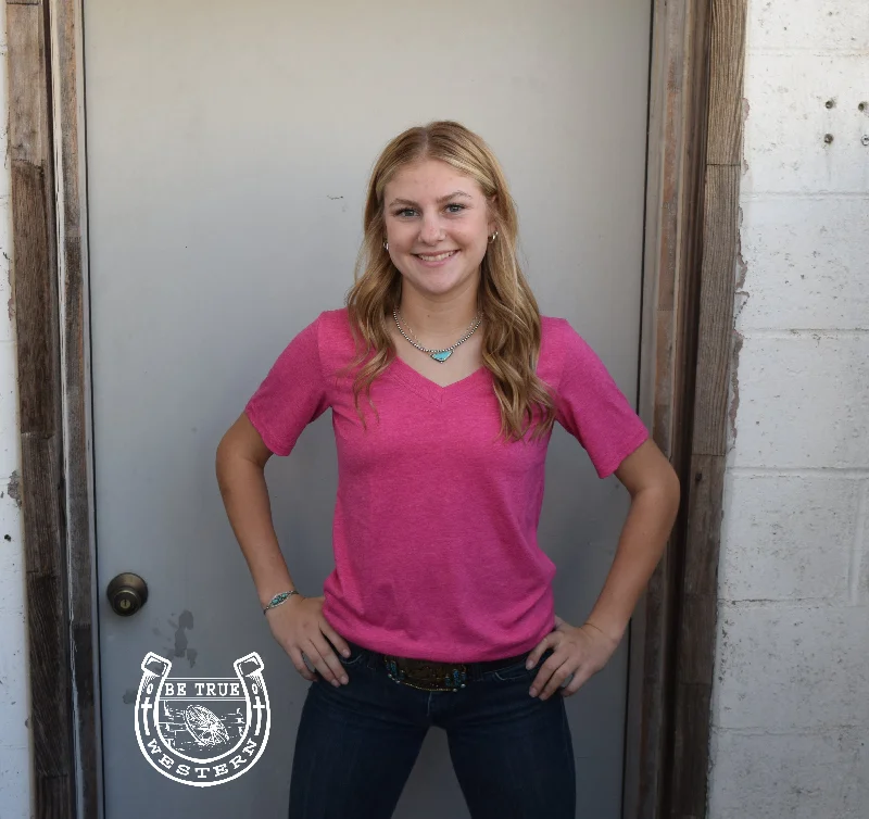 The Simple Sterling Heathered Pink Shirt