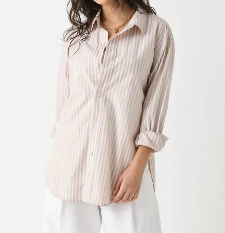 Women's Kayla Shirt In Mesa Stripe