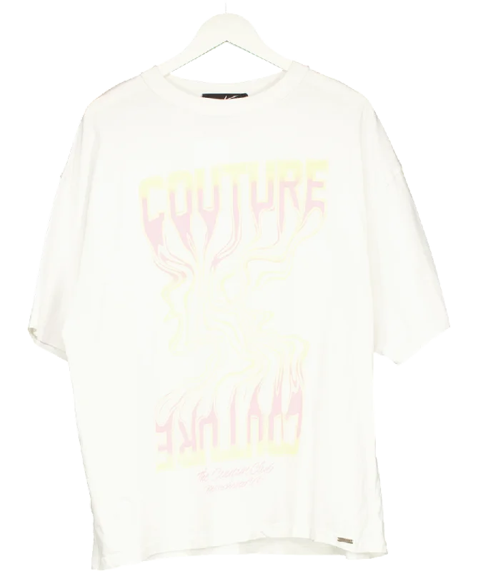 The Couture Club White Oversized T-shirt UK XXL