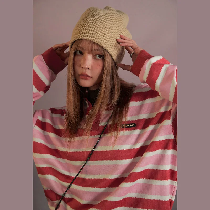 Stripes Boyfriend Sweatshirt