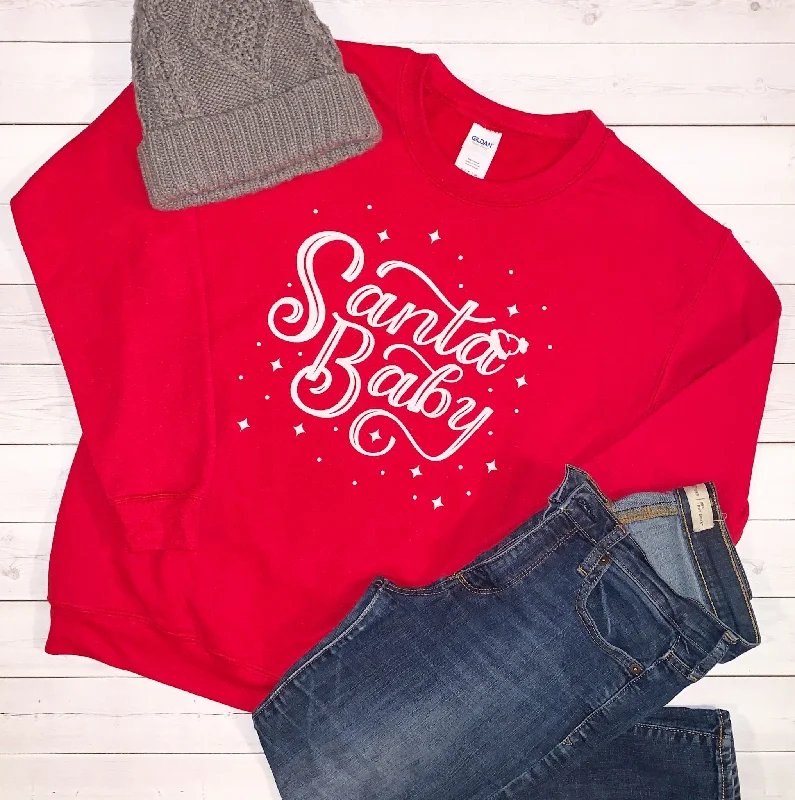 Santa Baby Red Sweatshirt